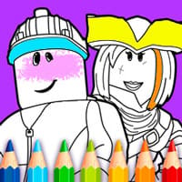 Roblox Coloring Game